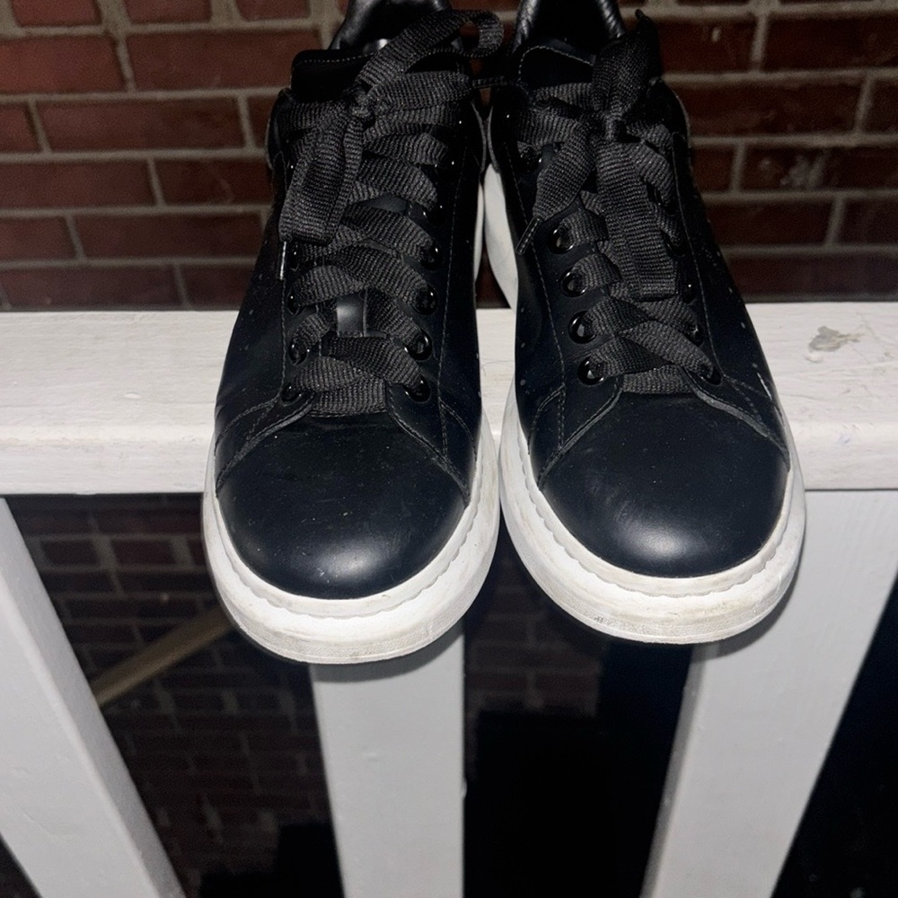 Alexander McQueen Black and White Sneakers